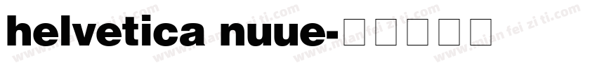 helvetica nuue字体转换